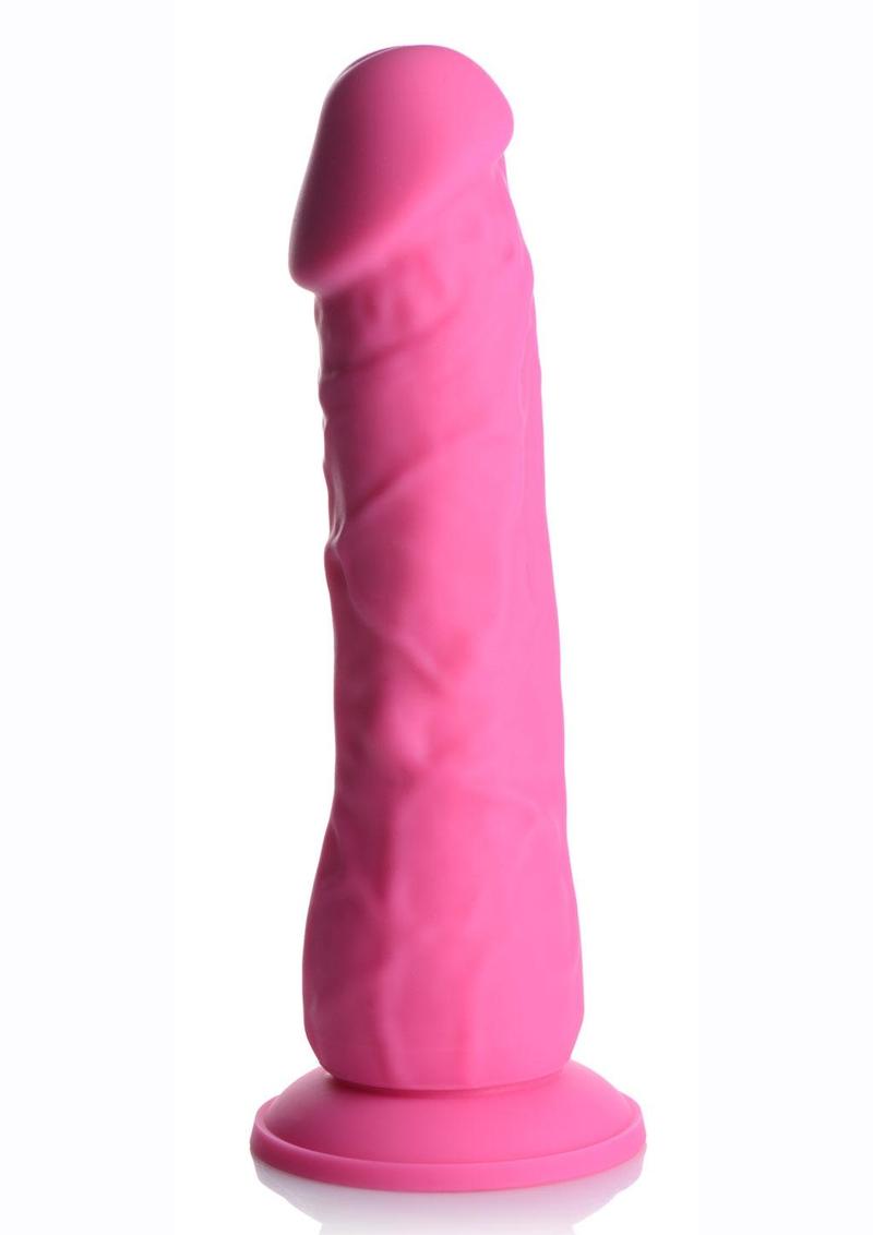 Lollicock Silicone Dildo - Cherry/Red - 7in