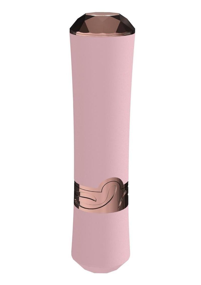 Loveline Dahlia 10 Function Silicone Lipstick Vibrator - Pink
