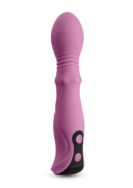 Lust-N-Dreams Cadence Rechargeable Silicone Vibrator - Magenta/Red