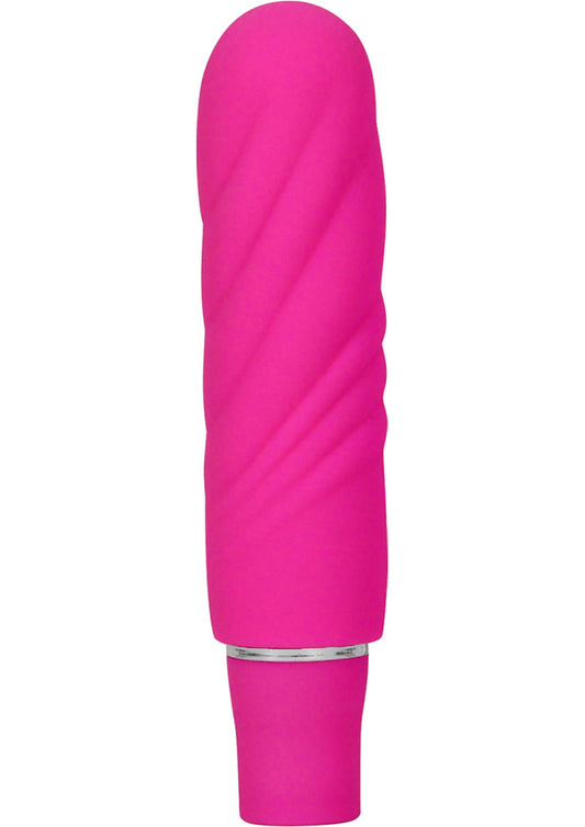 Luxe Nimbus Mini Silicone Vibrator - Pink/Purple