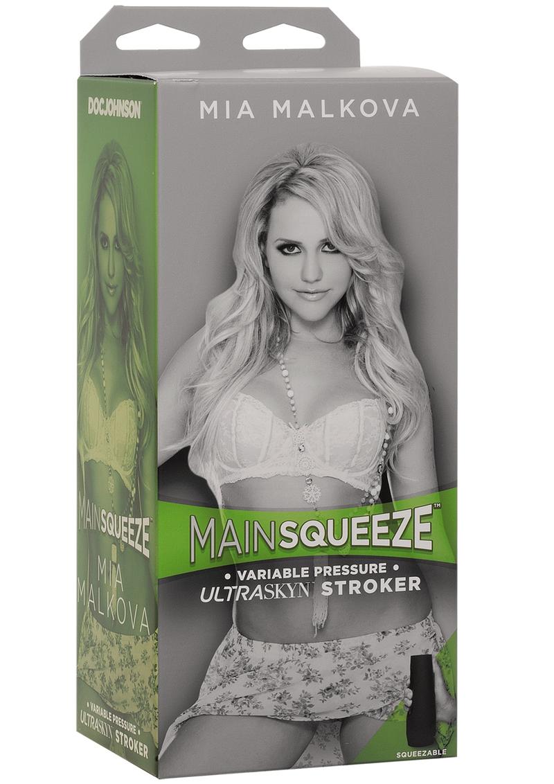 Main Squeeze Mia Malkova Ultraskyn Masturbator - Pussy - Flesh/Vanilla