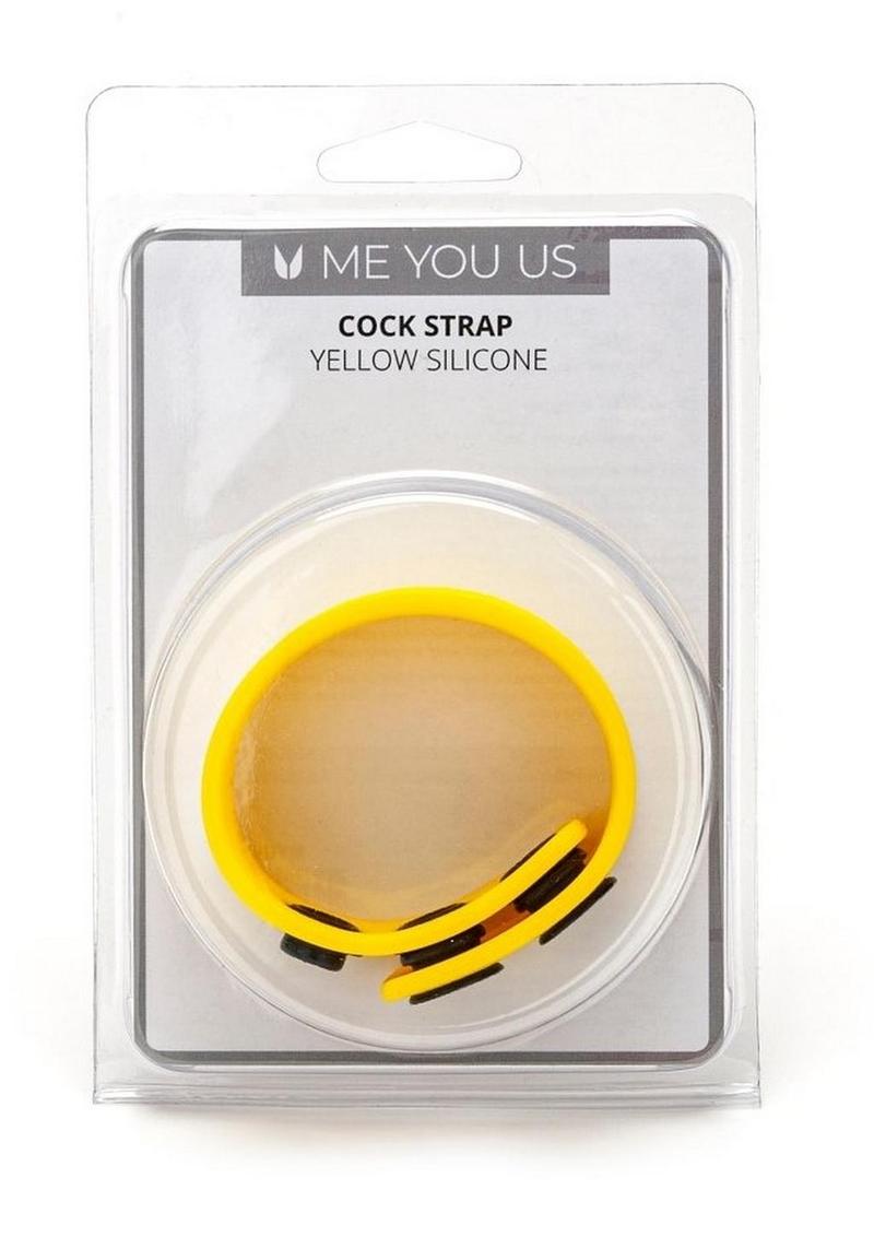 ME YOU US Silicone Cock Strap - Yellow