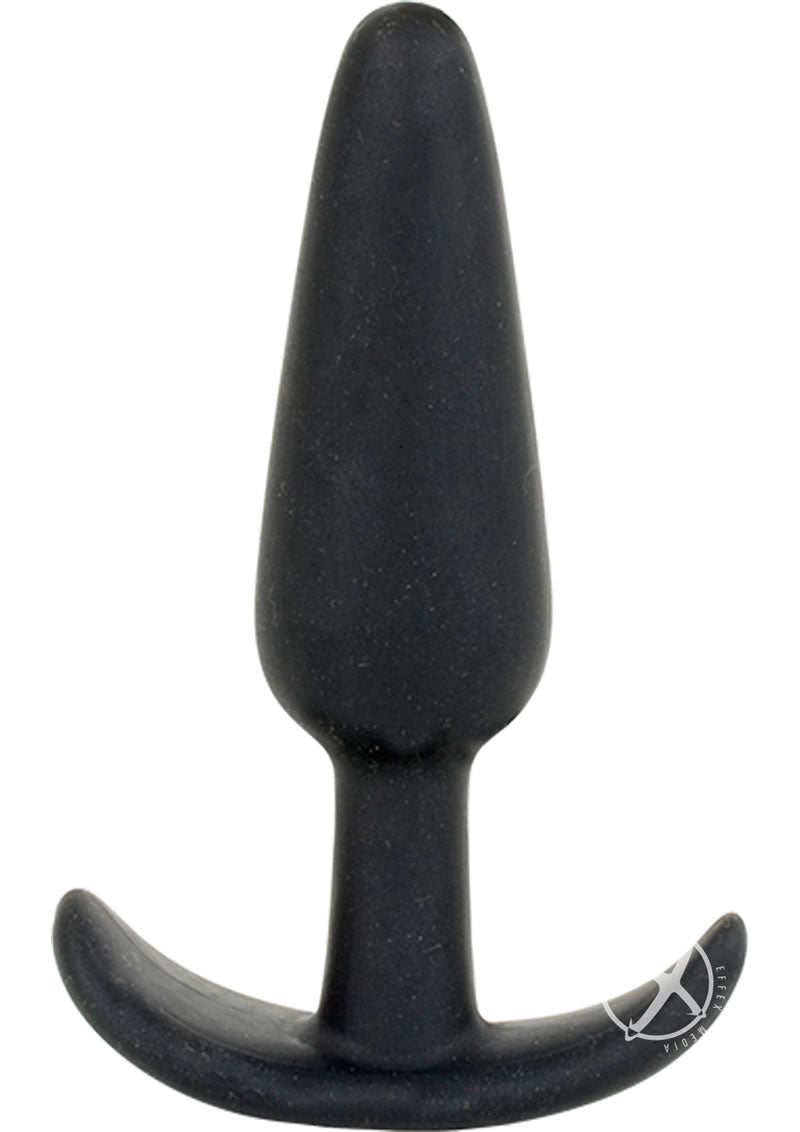 Mood Naughty 1 Silicone Anal Plug - Black - Small