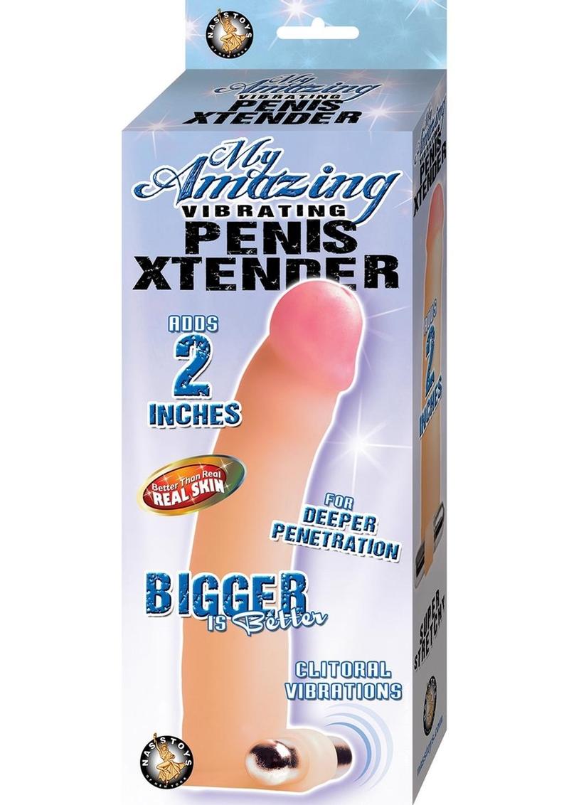 My Amazing Vibrating Penis Xtender Sleeve - Vanilla