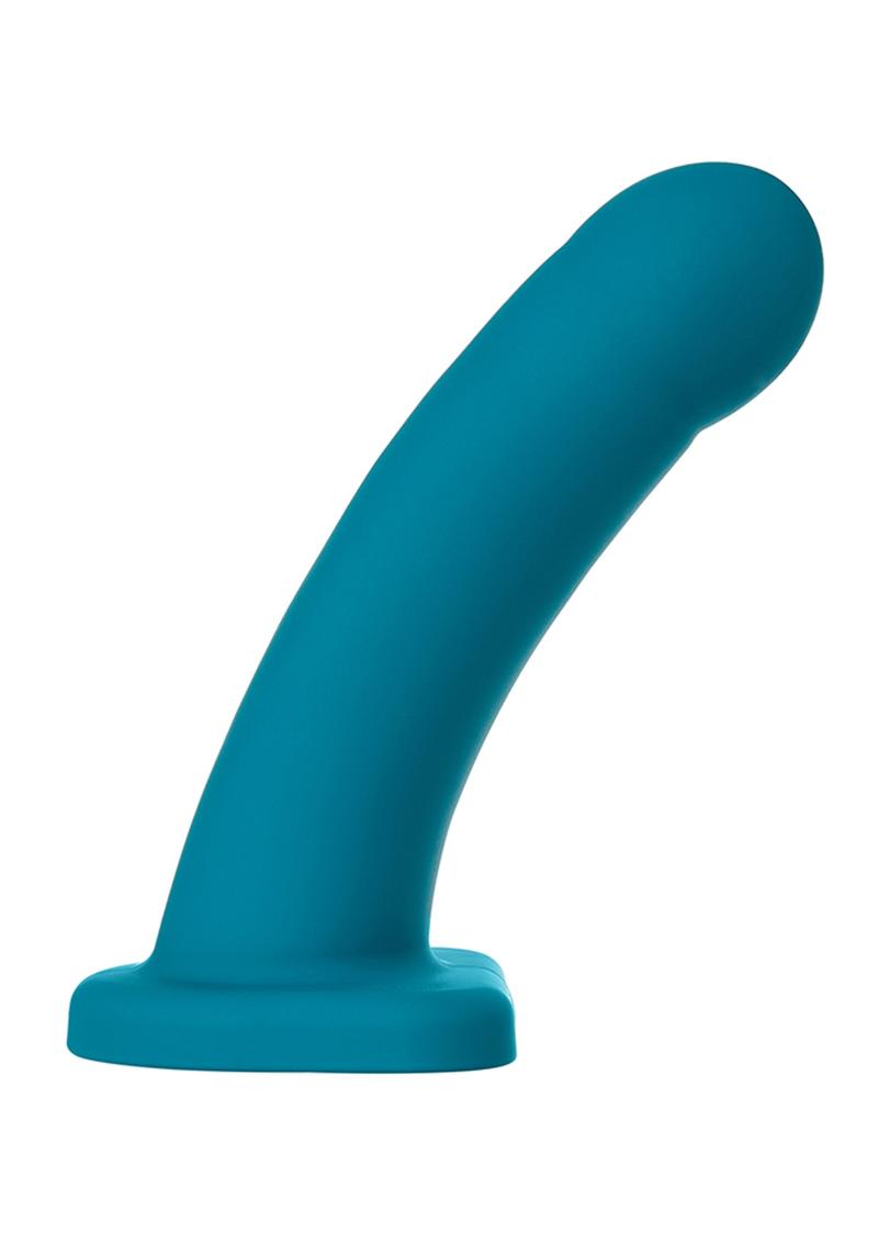 Nexus Collection By Sportsheets Lennox Silicone Hollow Vibrating Sheath Rechargeable Dildo - Green - 8in