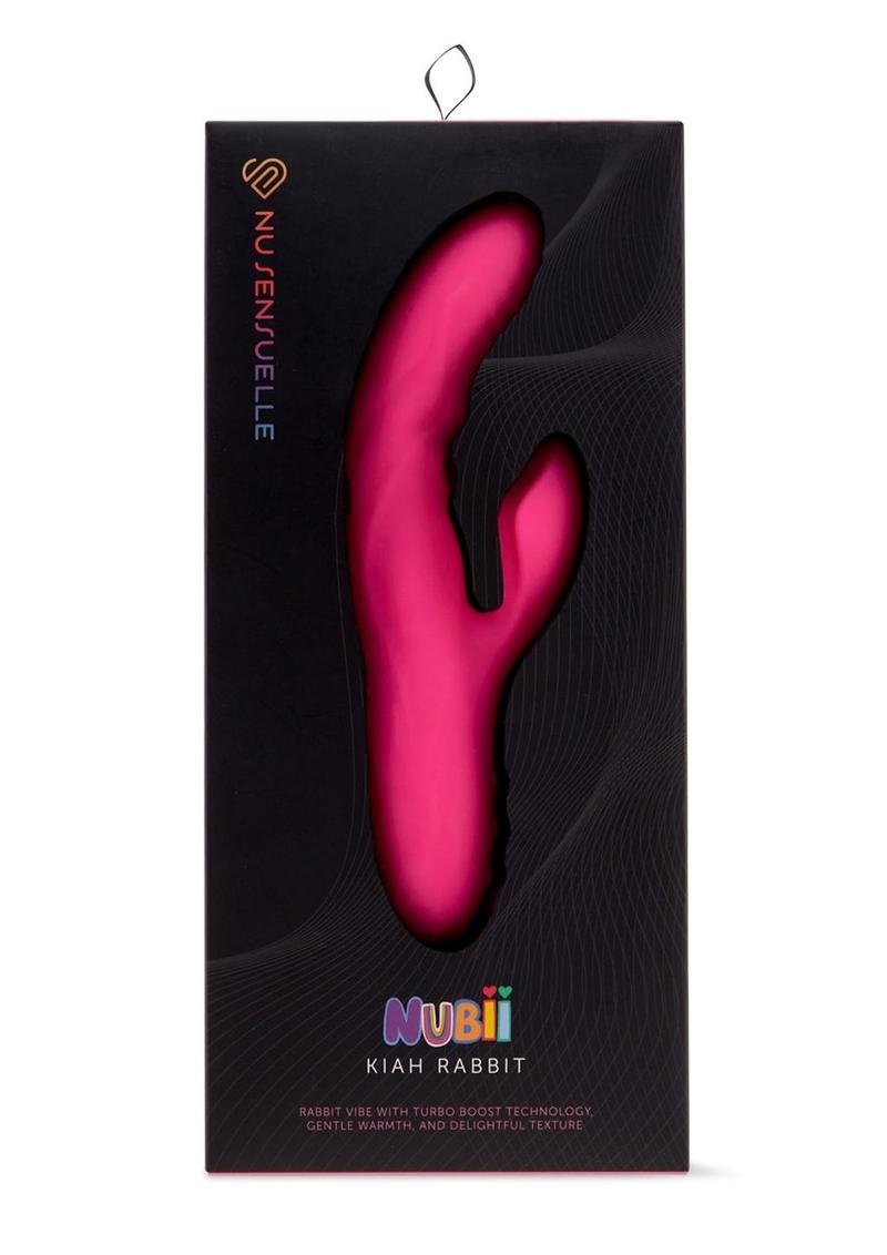 Nu Sensuelle Kiah Nubii Rechargeable Silicone Rabbit - Pink