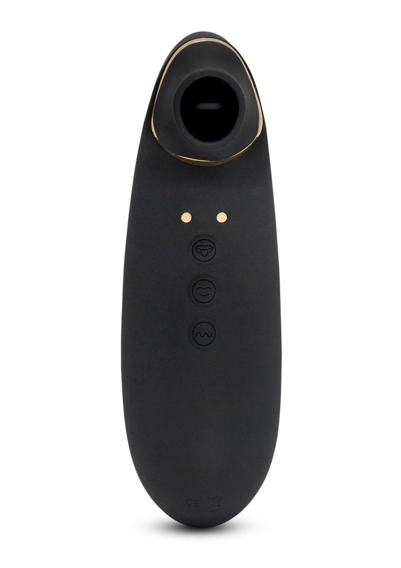 Nu Sensuelle Trinitii Triple Action Suction Flickering Tongue 18k - Black/Gold