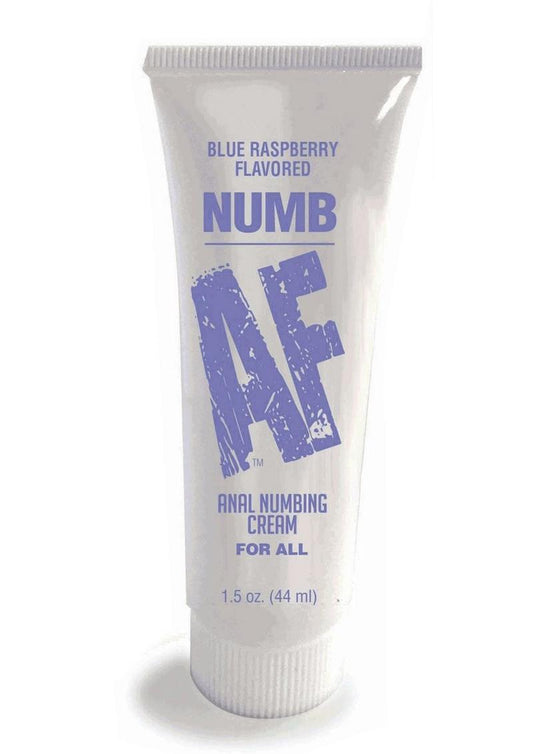 Numb AF Anal Numbing Flavored Cream - Blue Raspberry