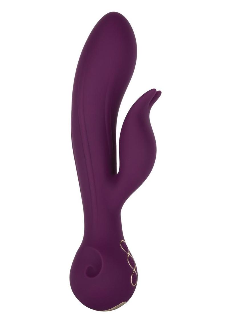 Obsession Desire Rechargeable Silicone Rabbit Vibrator - Purple