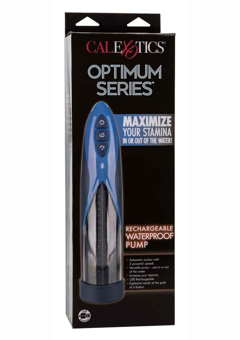 Optimum Series Rechargeable Waterproof Pump - Blue