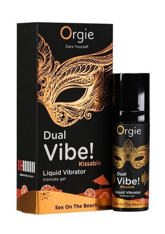 Orgie Dual Vibe Kissable Liquid Vibrator Gel - Sex On The Beach