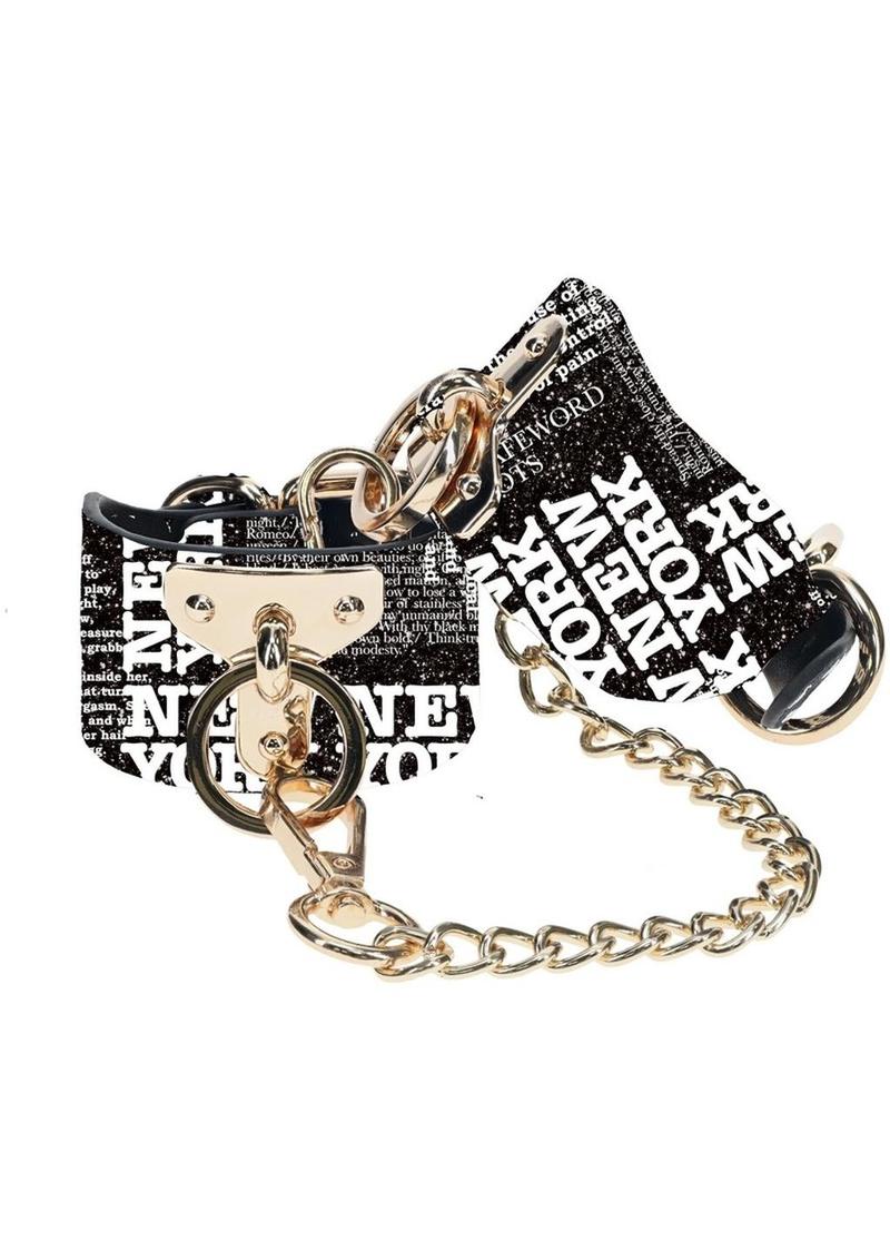 Ouch! Ny Collection Handcuffs - Black