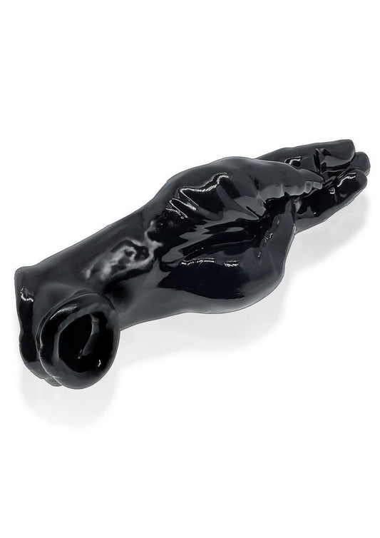 Oxballs Hand-Job Vibrating Cock Sheath - Night Edition - Black