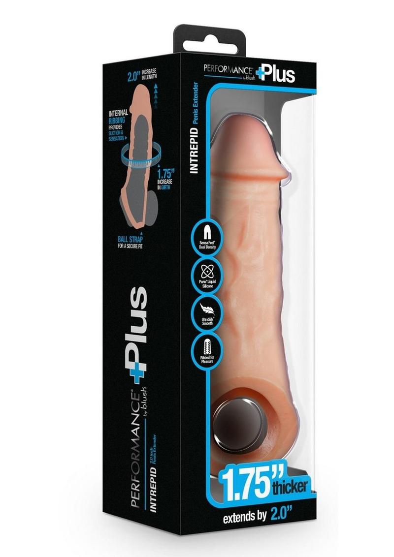 Performance Plus Intrepid Silicone Penis Xtender - Vanilla - 2in