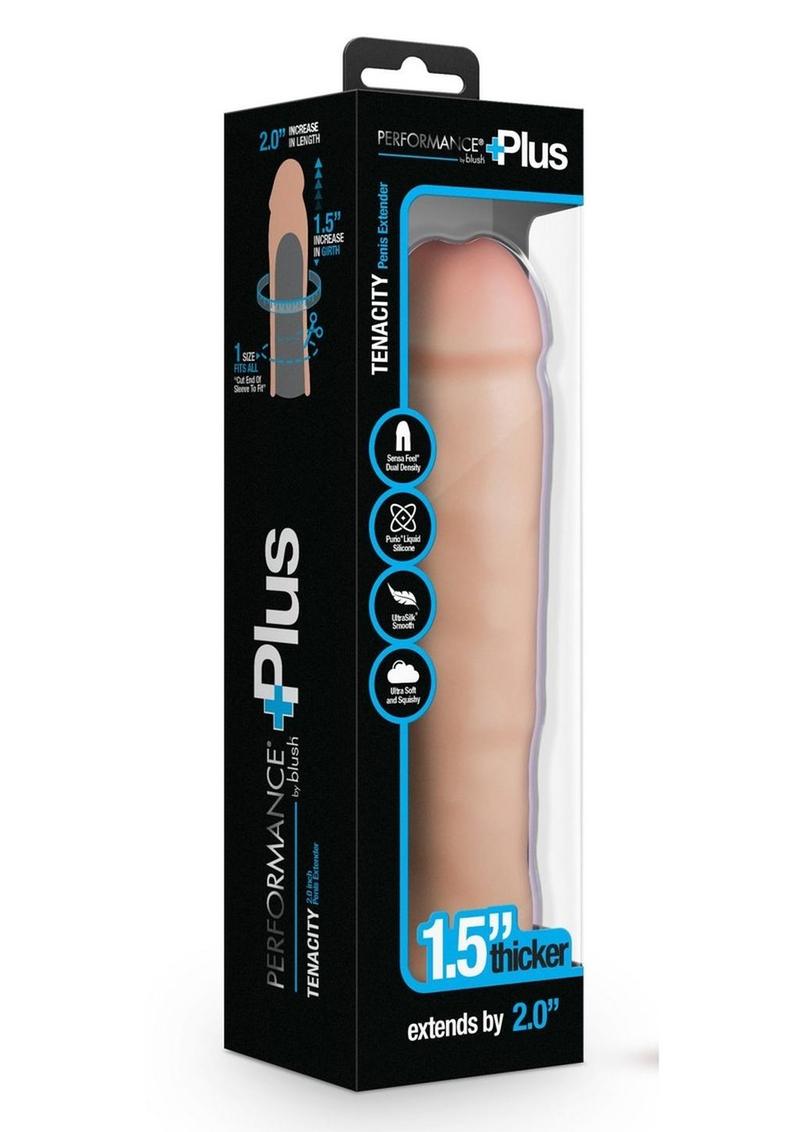 Performance Plus Silicone Penis Extender - Vanilla - One Size - 2in