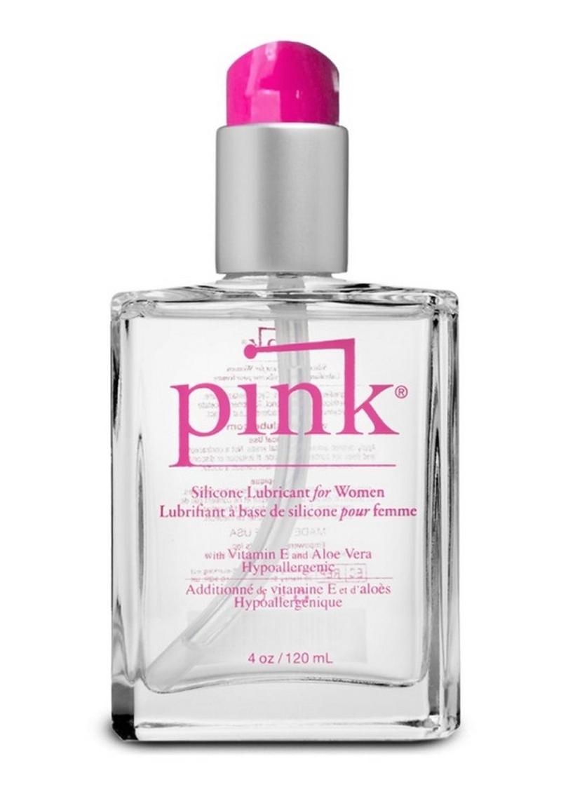 Pink Glass Bottle - 4 Ounce