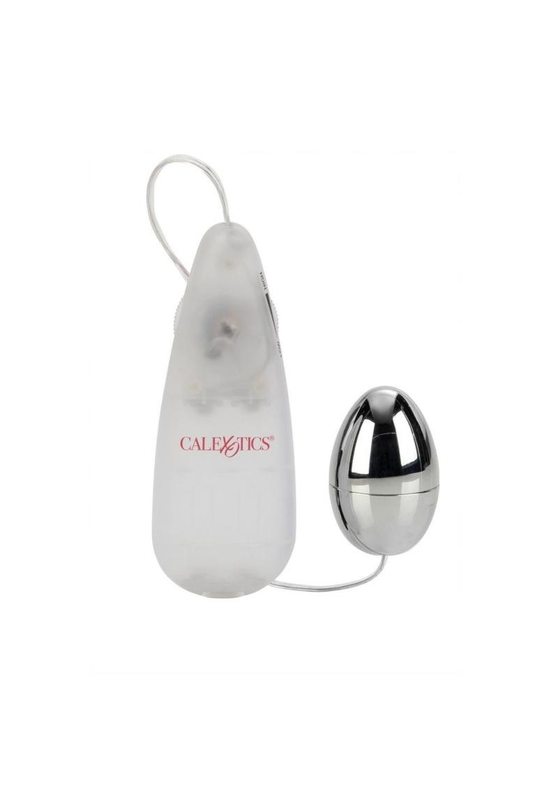 Pocket Exotics Vibrating Silver Egg - Silver