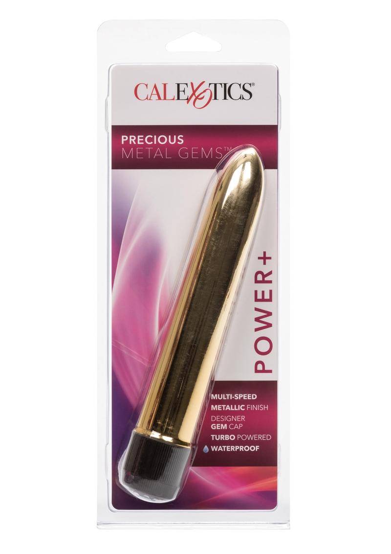 Precious Metal Gems Vibrator - Gold