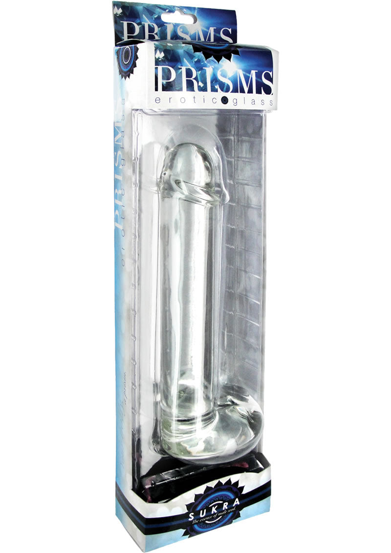 Prisms Sukra Grand Glass 8.88in Dildo - Clear