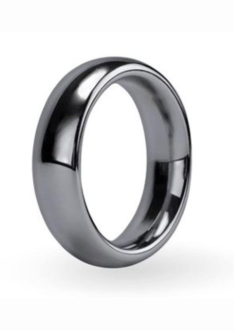 Prowler Red Aluminum Cock Ring - Metal/Silver - 45mm