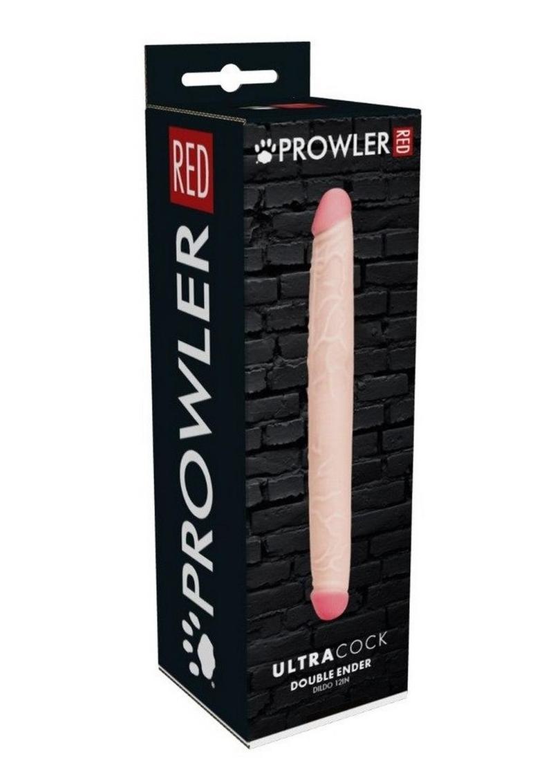 Prowler Red Ultra Cock Double Dong Flexible Dildo - Vanilla - 12in