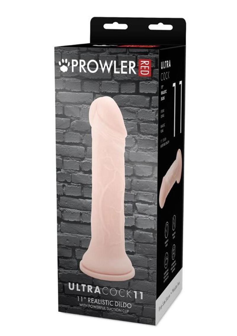 Prowler Red Ultra Cock Realistic Dildo - Vanilla - 11in