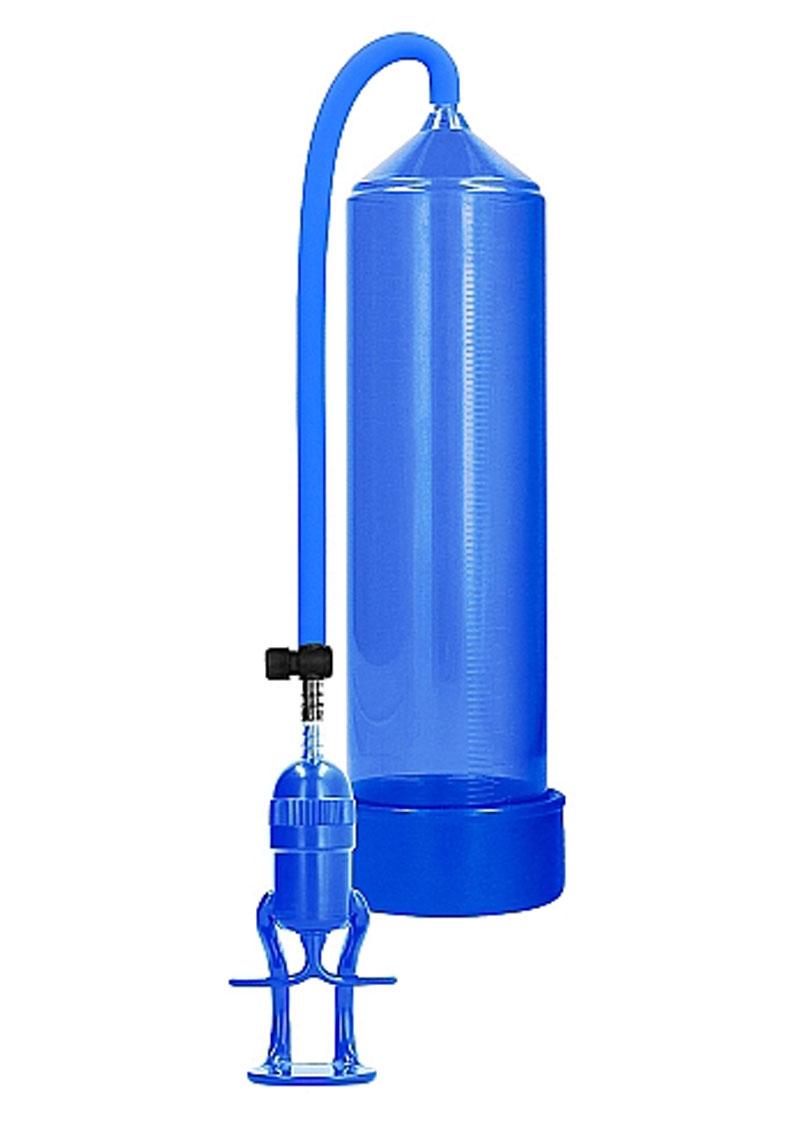 Pumped By Shots Deluxe Beginner Penis Pump - Blue