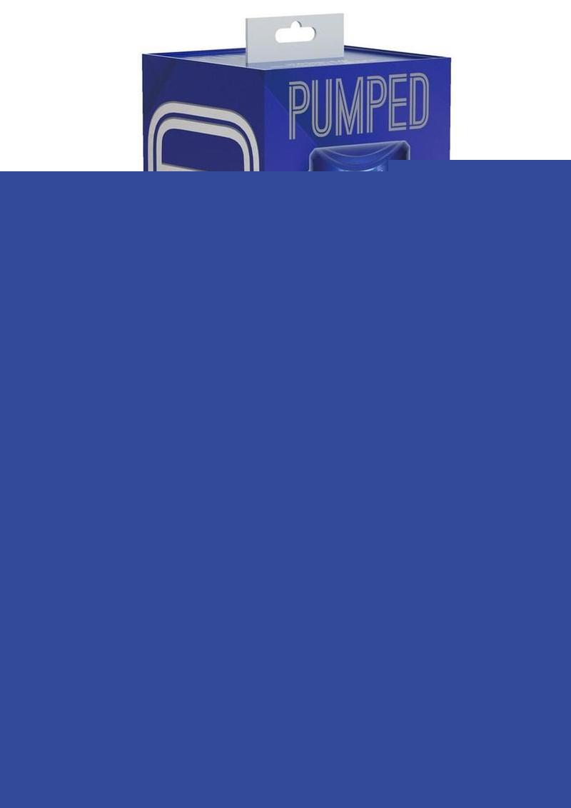 Pumped Hyperpump 3 Function Automatic Rechargeable Penis Pump - Metallic - Blue