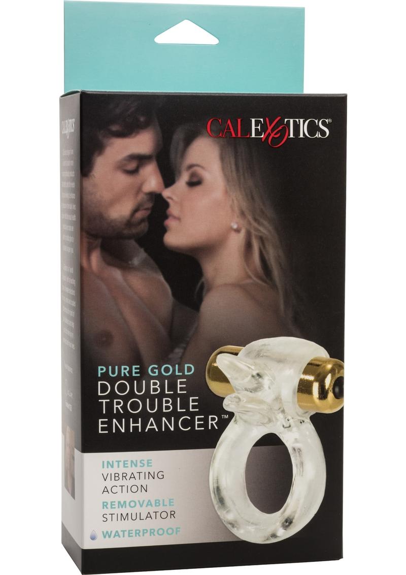 Pure Gold Double Trouble Couples Enhancer - Clear