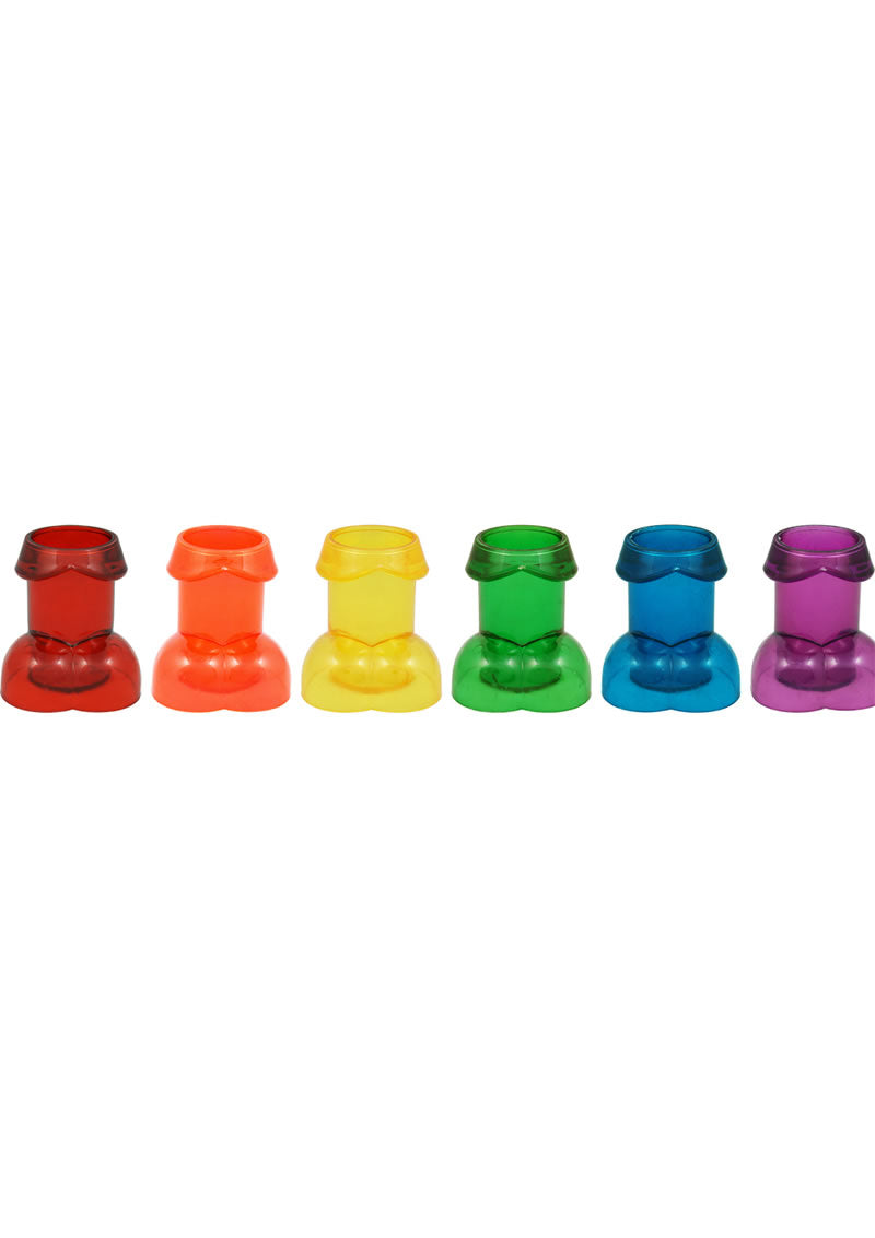 Rainbow Shot Glass Set (6