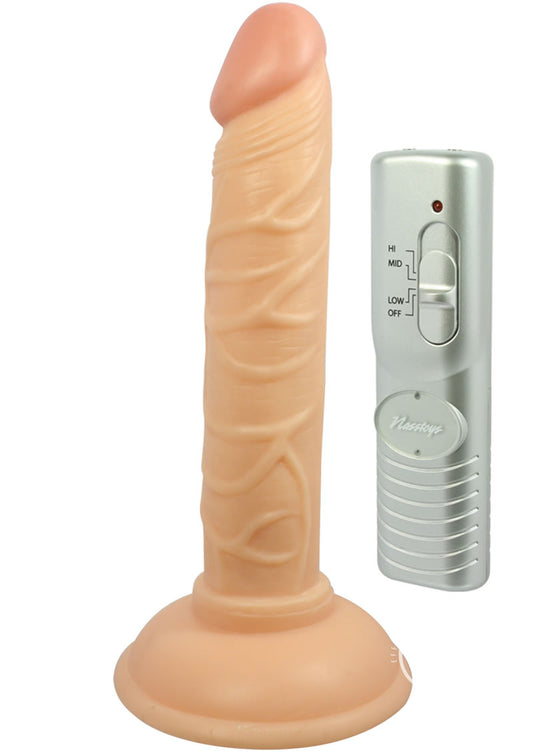 Real Skin All American Mini Whoppers Vibrating Dildo - Vanilla - 5in