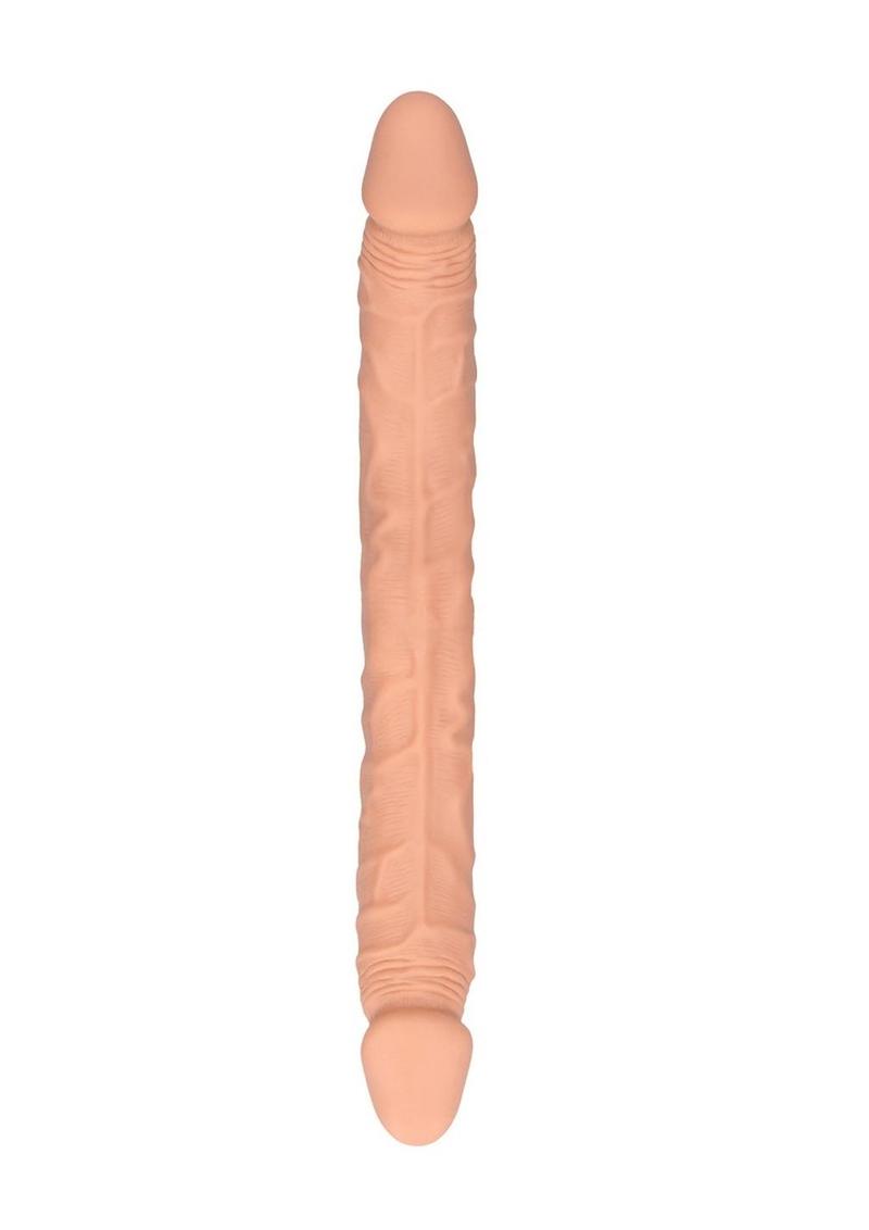 Realrock Skin Realistic Double Dildo - Vanilla - 14in