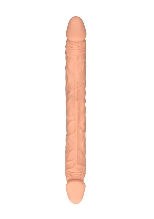 Realrock Skin Realistic Double Dildo - Vanilla - 18in