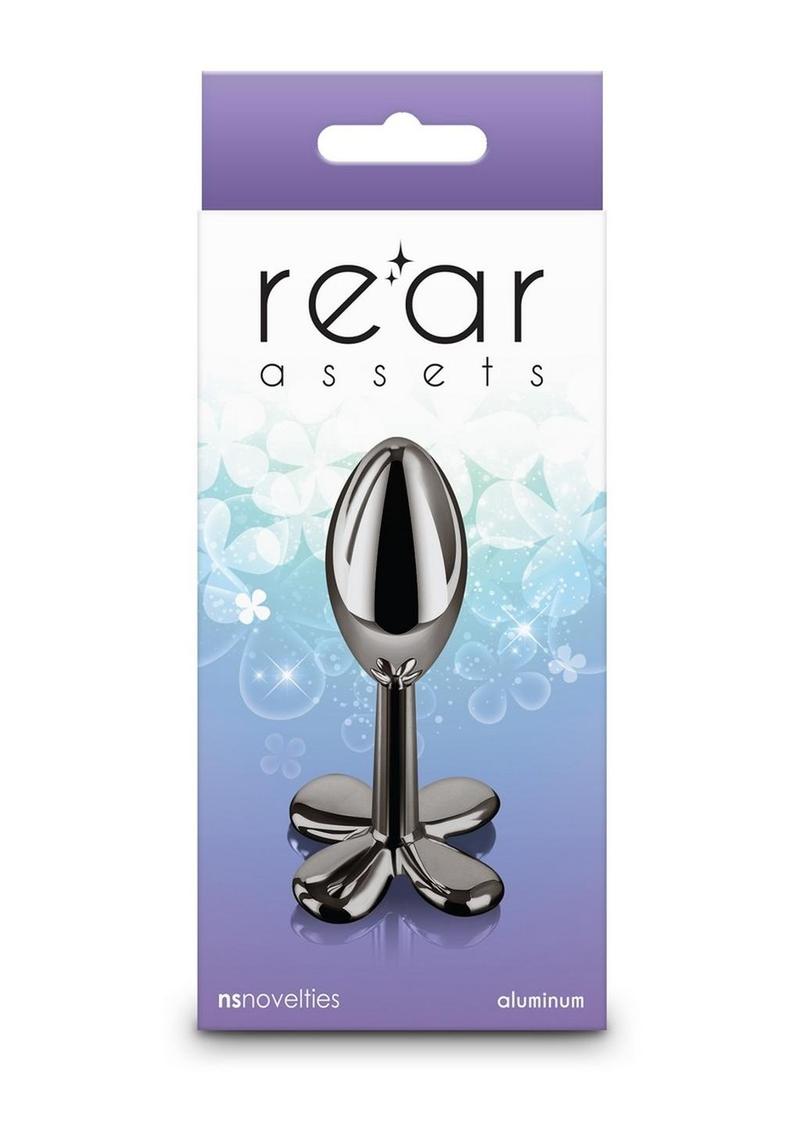 Rear Assets Clover Aluminum Anal Plug - Smoke