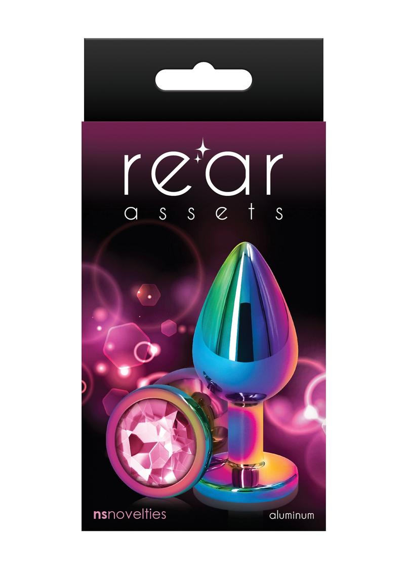 Rear Assets Multicolor Anal Plug - Multicolor/Pink - Medium