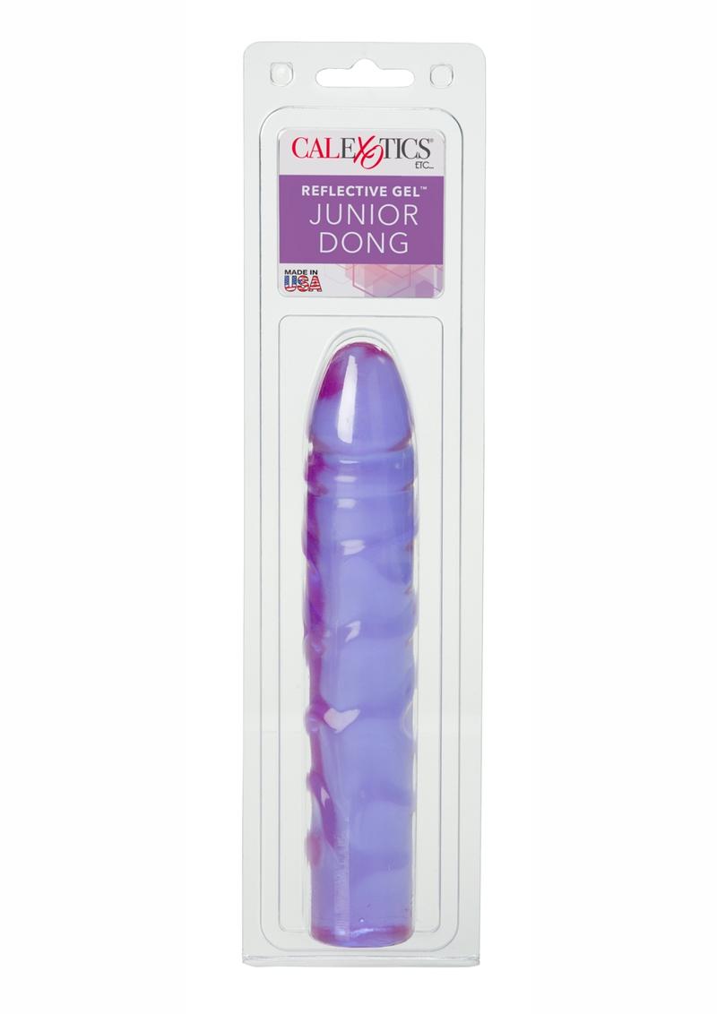 Reflective Gel Junior Dildo 7.5 - Purple