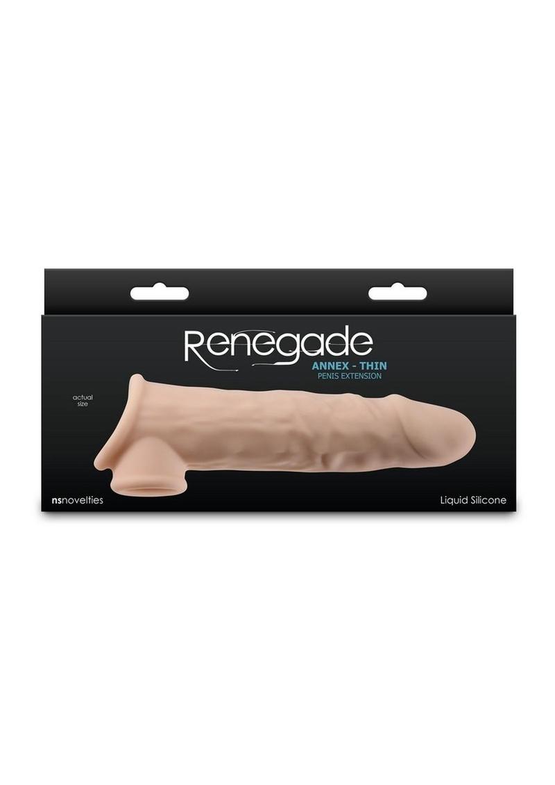 Renegade Annex Silicone Penis Extension - Thin - Vanilla