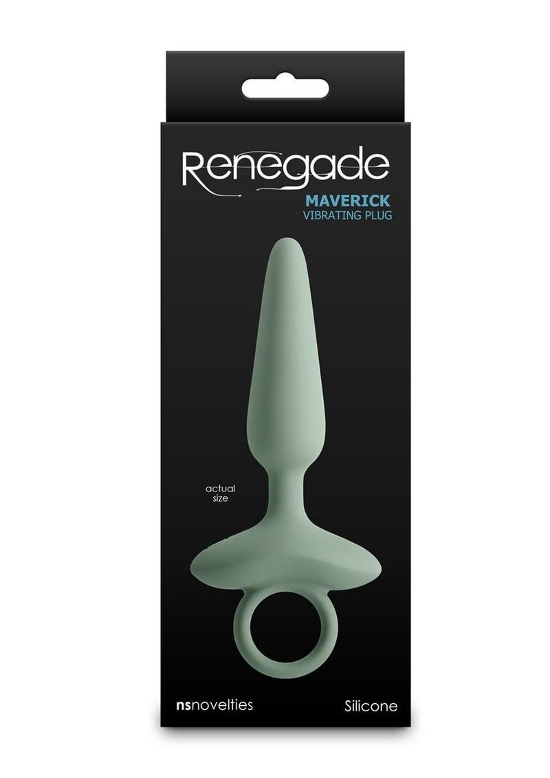 Renegade Maverick Rechargeable Silicone Anal Plug - Green