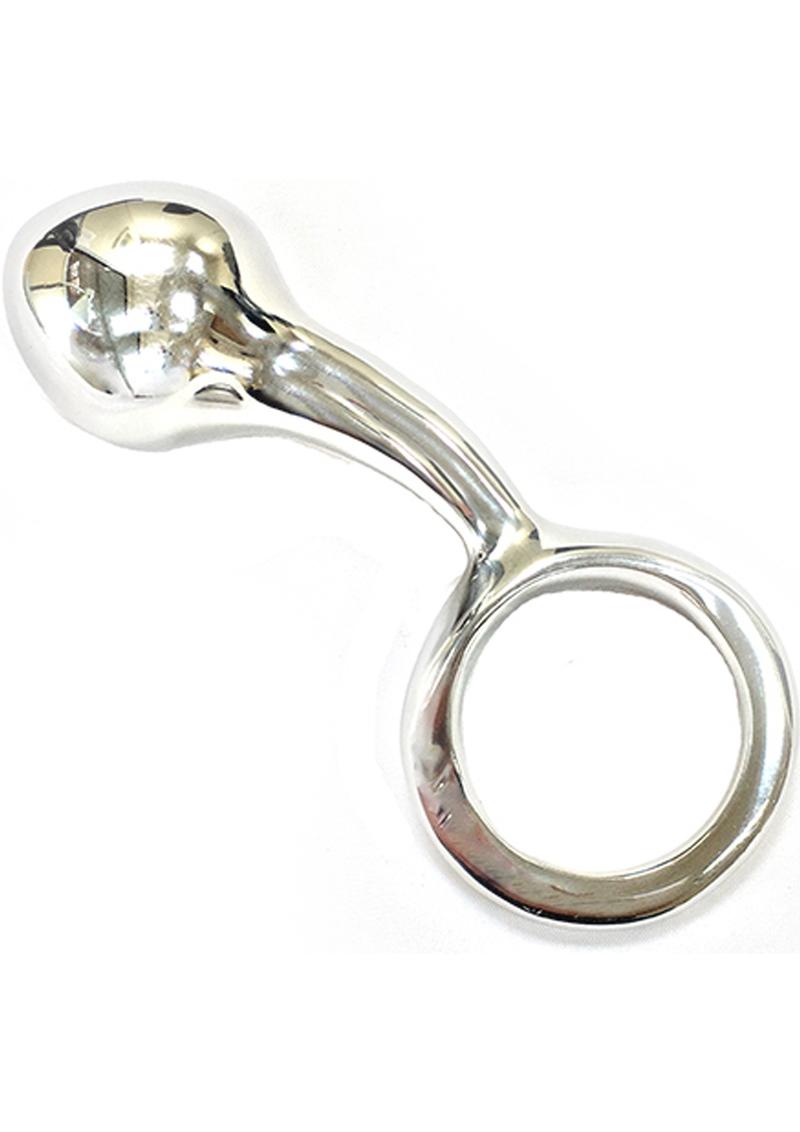 Rouge Stainless Steel Anal Passion Plug - Metal