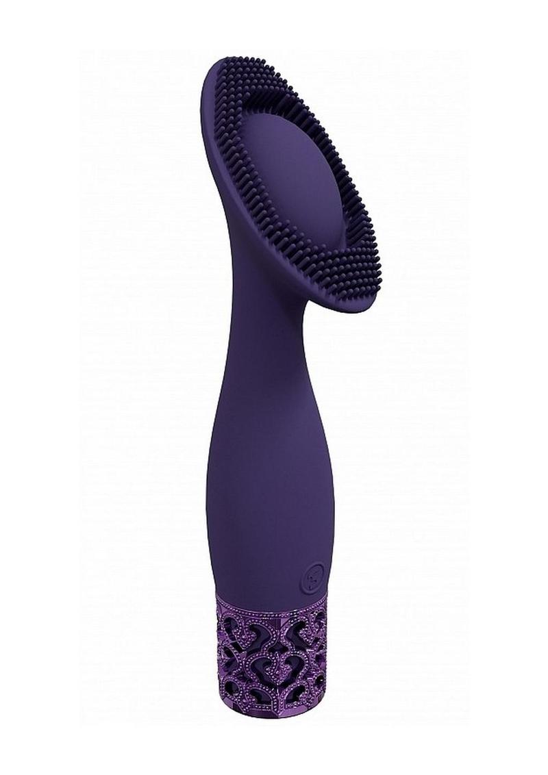 Royal Gems Duchess Silicone Rechargeable Vibrator - Purple