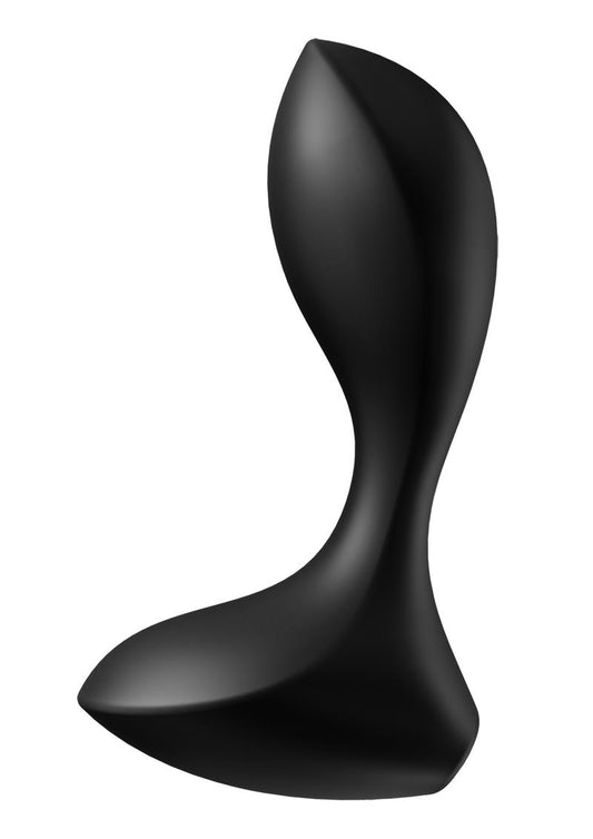 Satisfyer Backdoor Lover Silicone Vibrating Anal Plug - Black