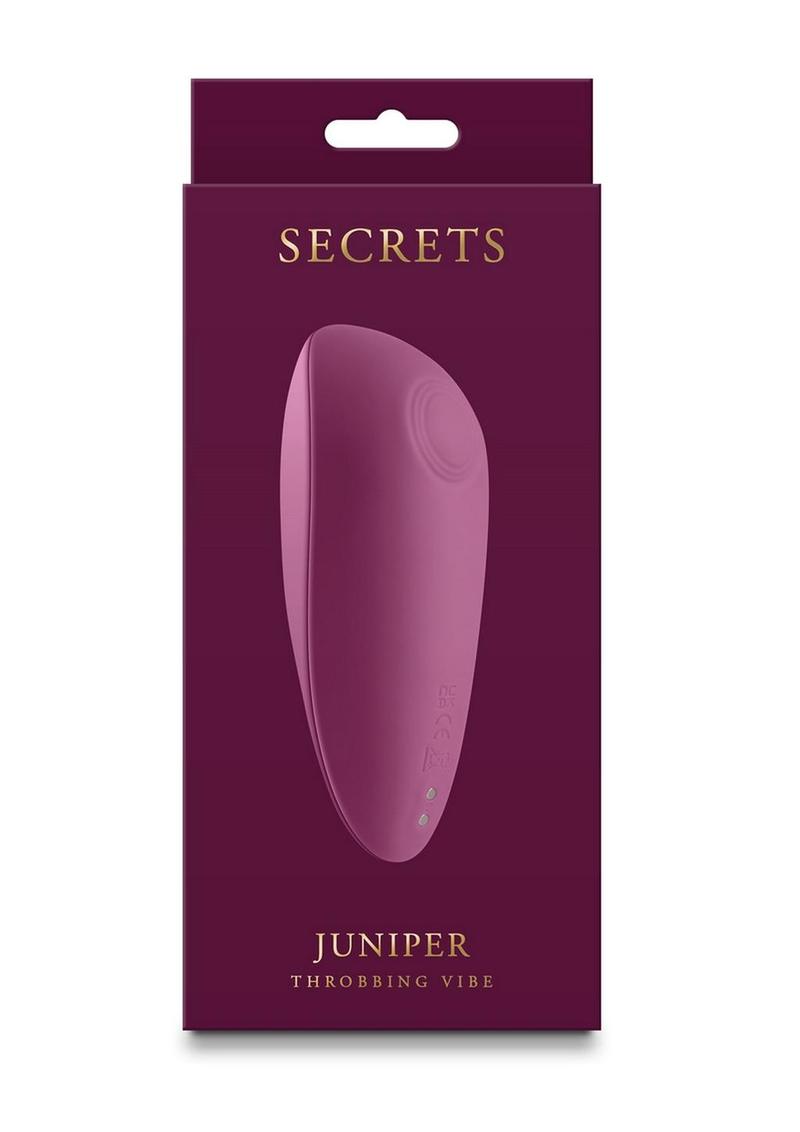 Secrets Juniper Rechargeable Silicone Vibrator - Magenta/Purple