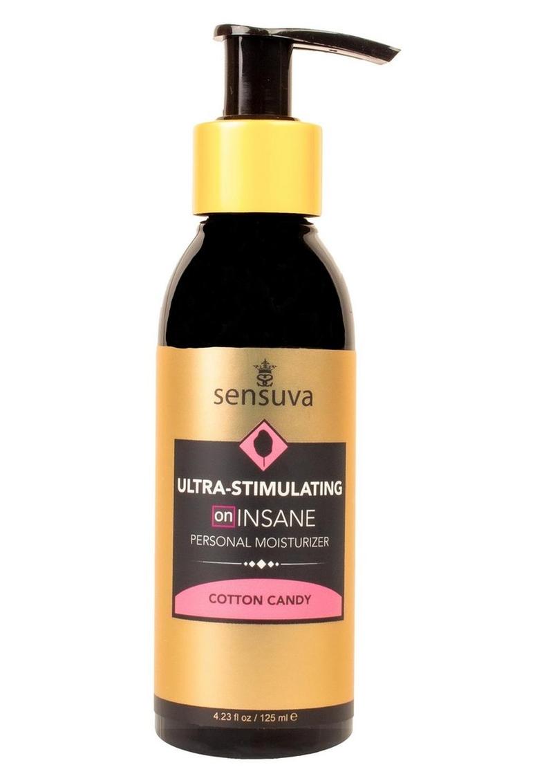 Sensuva Ultra Stimulating On Insane Cotton Candy Flavored Lubricant - 4oz