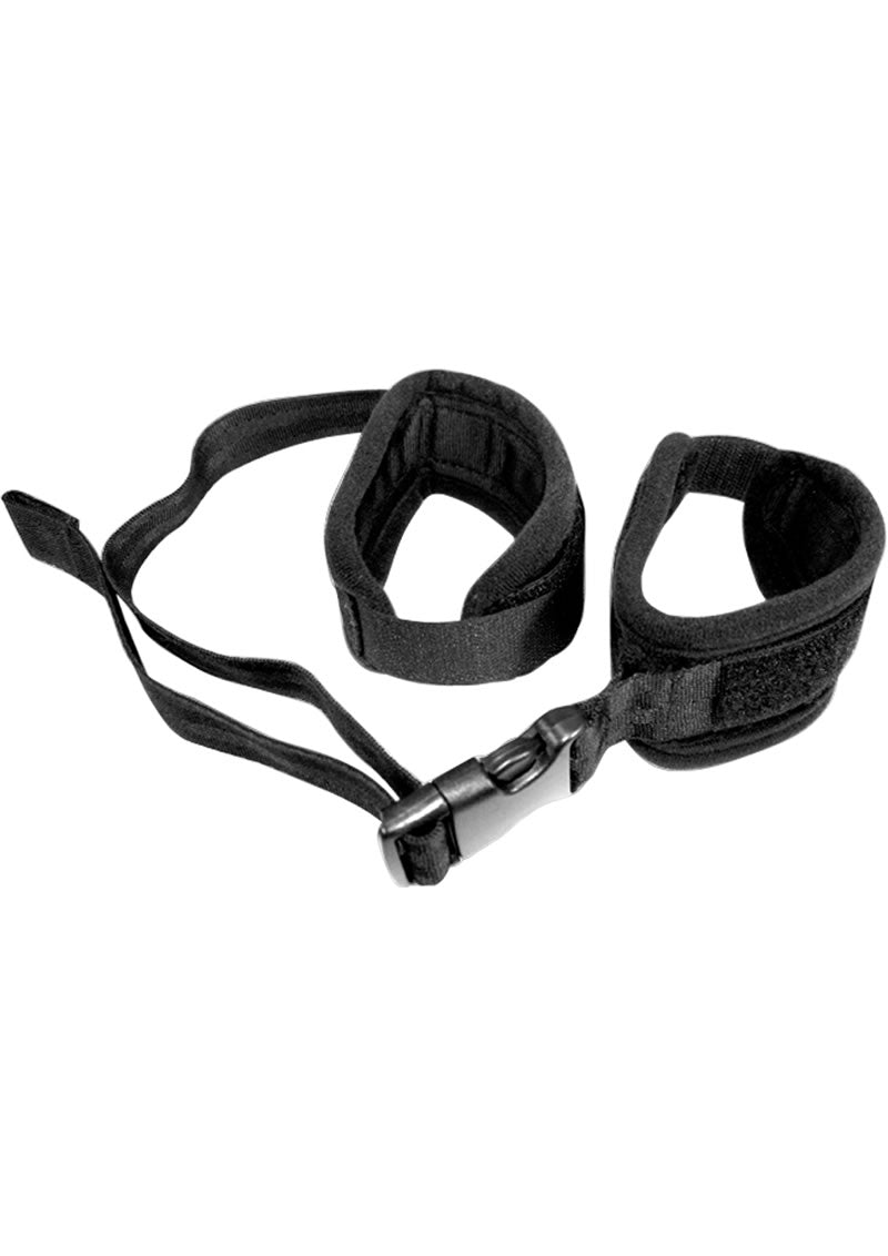 Sex and Mischief Adjustable Handcuffs - Black