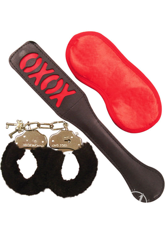 Sex and Mischief Collection Sweet Punishment Kit - Black/Red