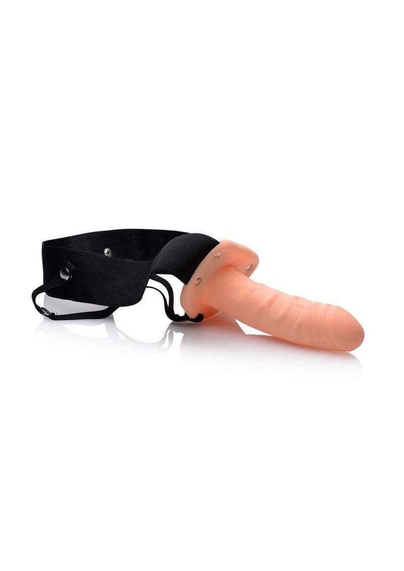 Size Matters Erection Assist Hollow Strap-On - Vanilla