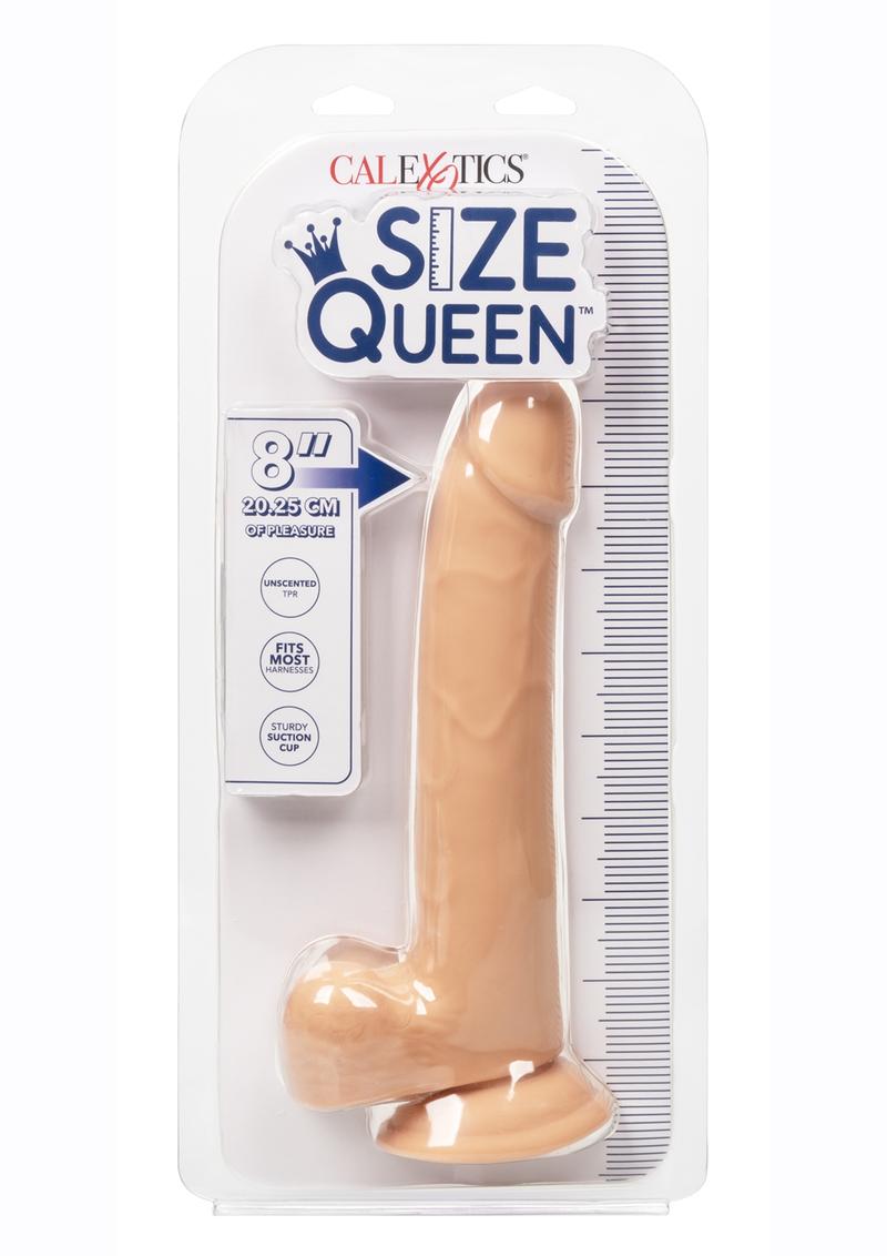 Size Queen Dildo - Vanilla - 8in