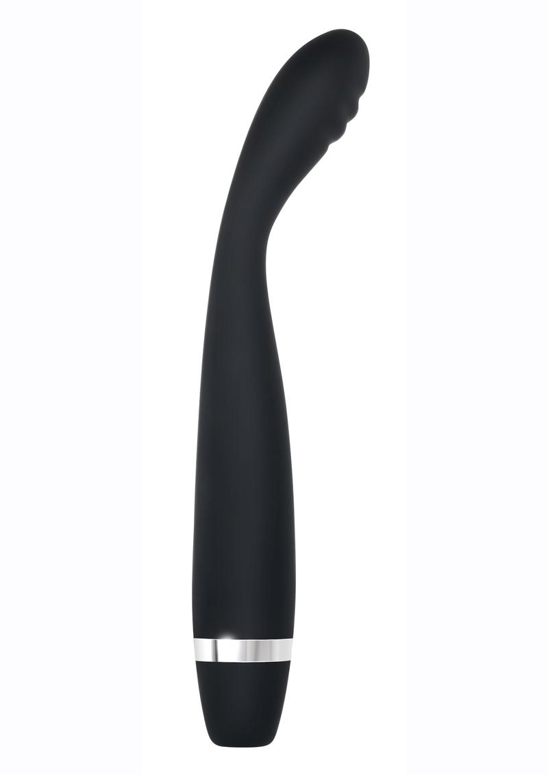 Skinny G Rechargeable Silicone G-Spot Vibrator - Black