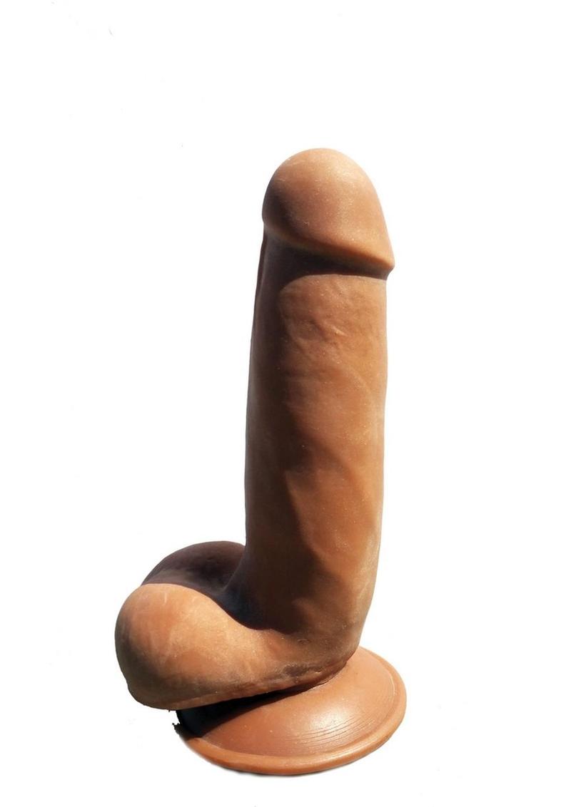 Skinsations Papi Chulo Dildo - Brown - 6.5in