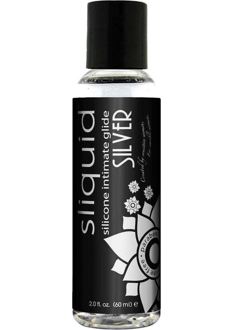 Sliquid Naturals Silver Silicone Intimate Glide Lubricant - 2oz